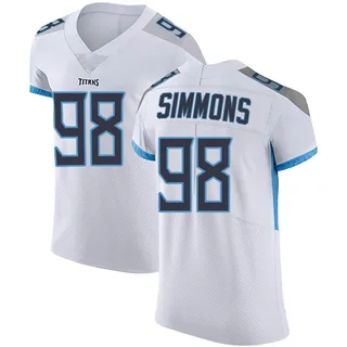 Jeffery Simmons Tennessee Titans Men's Elite Vapor Untouchable Nike Jersey - White