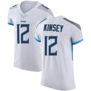 Mason Kinsey Tennessee Titans Men's Elite Vapor Untouchable Nike Jersey - White